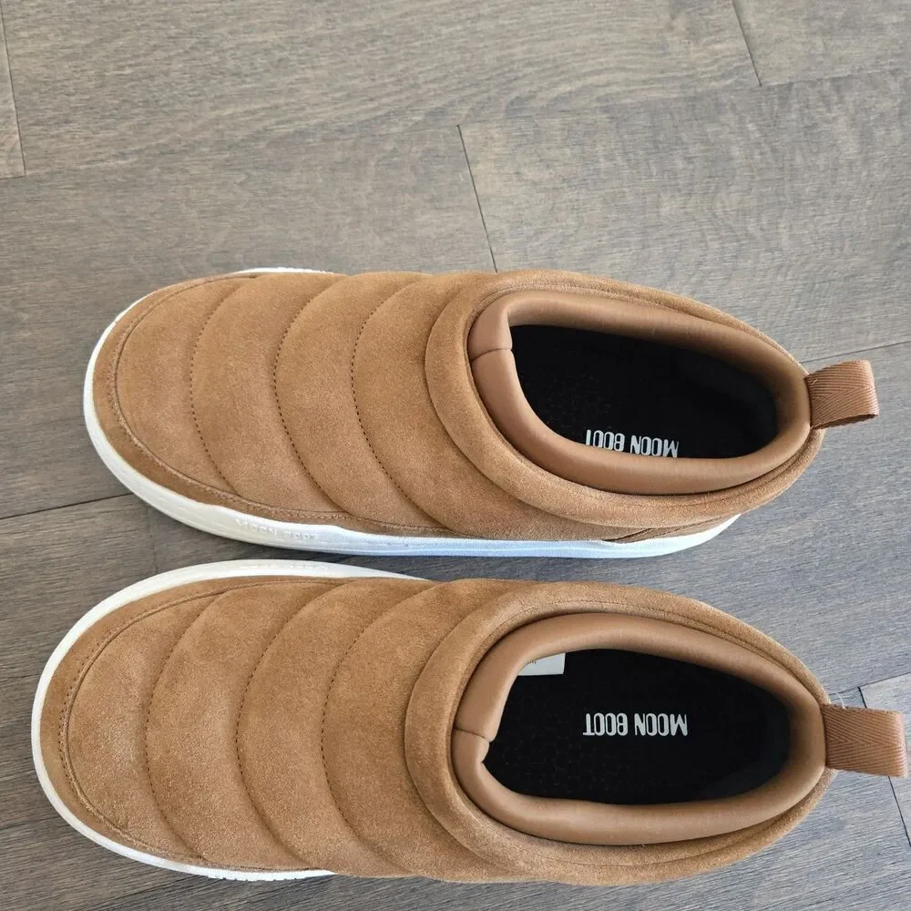MOON BOOT PARK SOFT SUEDE SNEAKERS BOOTS MEN SHOES 80D2470020 Size 10
